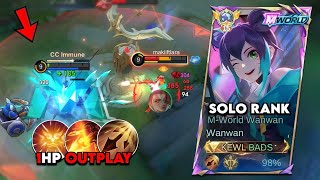 Last Match To Reach Mythical Immortal Rank Using Wanwan (Not Gold Lane😩)