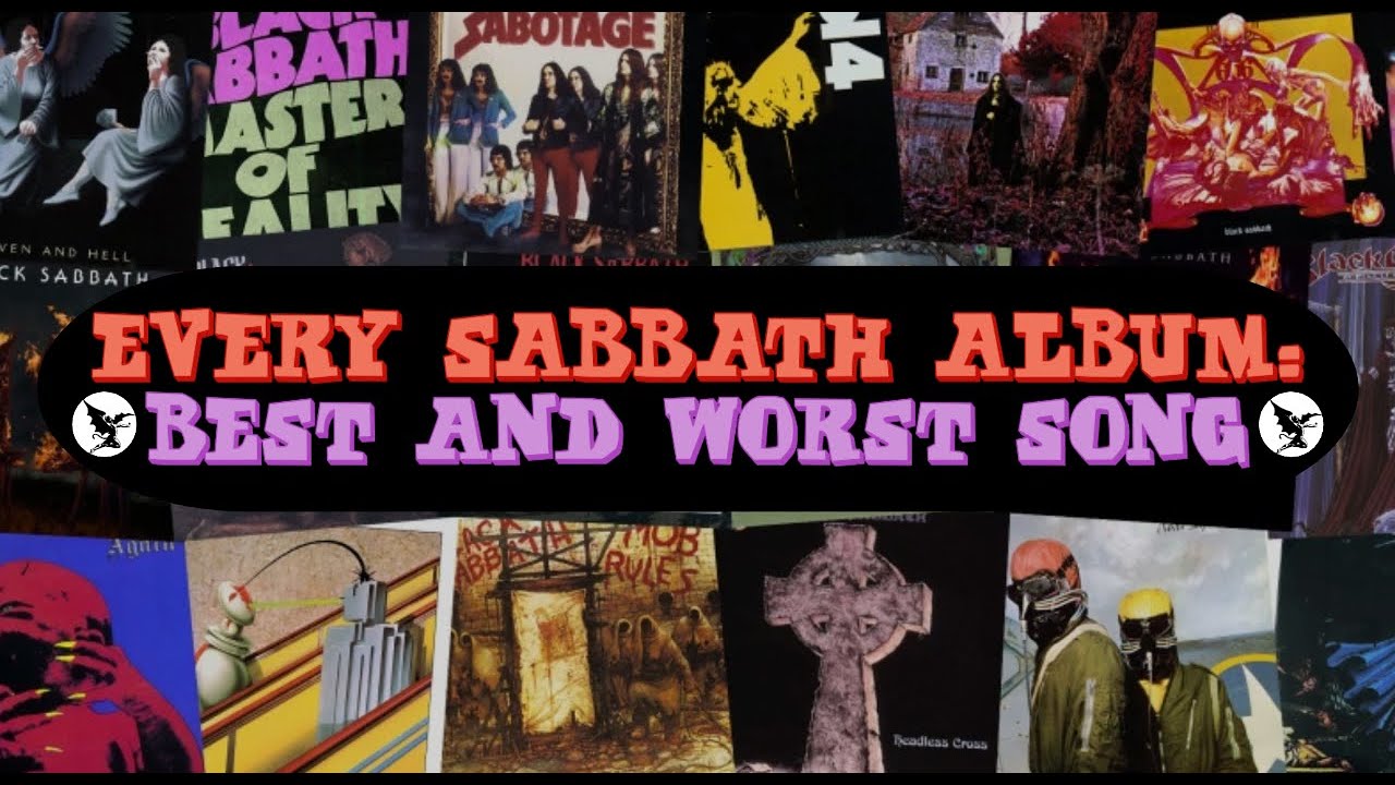 The BEST And WORST SONG On Every BLACK SABBATH STUDIO ALBUM (BLACK ...