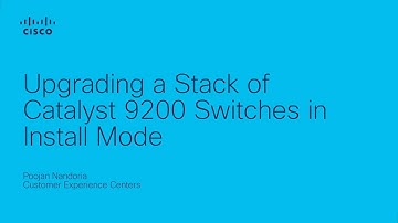 How to Upgrade a Stack of Catalyst 9200 Switches in Install Mode | Cisco IOS XE Upgrade Guide
