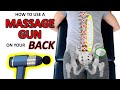 How to Use a Massage Gun on your Back, SI Joints & Glutes