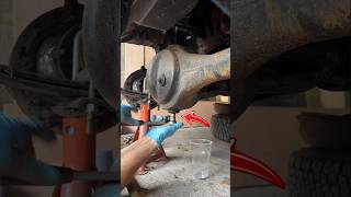 Dirty oil drained out when the old engine was opened 😯#shorts