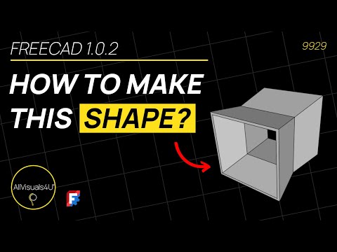 ⬜ FreeCAD Tapered Pad - Tapered Extrusion - FreeCAD Part Design Workbench