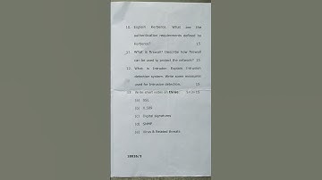 BCA Computer Network Security Exam paper CCS University 2024#shorts #india #viralvideo #youtube