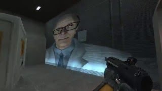 Half-Life 2 Beta: 'hazard01' Unreleased hazard course with Gman [1080p][HQ]