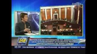 MR ng administrasyon ukol Disbursement Acceleration Program, partially-granted ng Korte Suprema