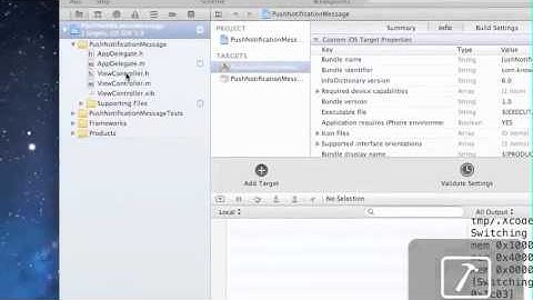 iPhone programming tutorial push notification part 5