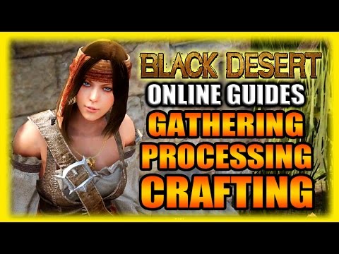ब्लैक डेजर्ट ऑनलाइन गेमप्ले और गाइड्स - गैदरिंग, प्रोसेसिंग और क्राफ्टिंग की व्याख्या!