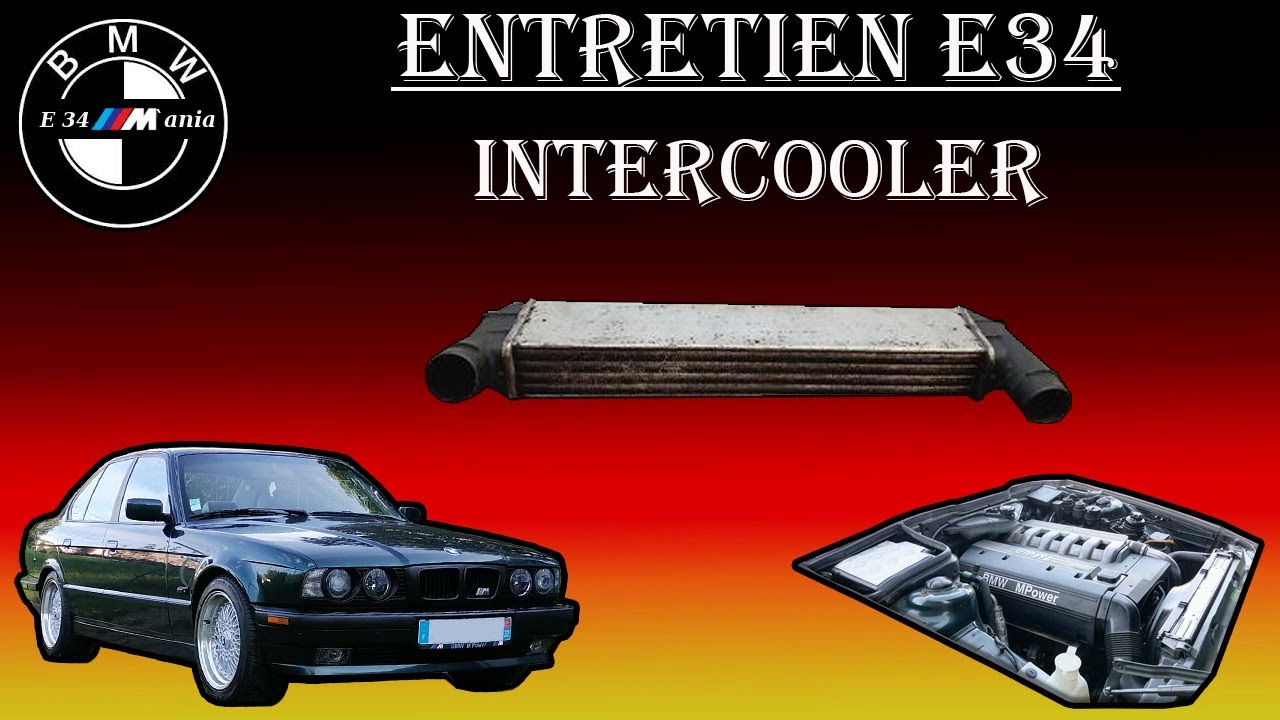 Intercooler BMW E34 525 TDS YouTube