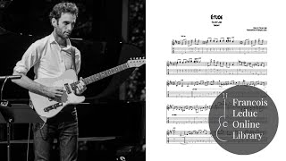 Video thumbnail of "Etude - Julian Lage (Transcription)"