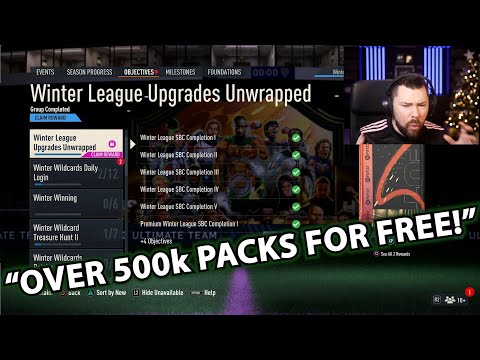 Opening Every Pack From Winter League Upgrades Objective! - Opening Every Pack From Winter League Upgrades Objective!