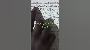 سورة فصلت #محمودخليل #عبدالباسط #surah #القارئ #daaraalguran #daaralecoran #lecoranalkarim #guran