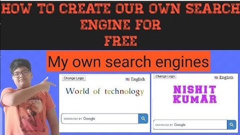 How to create your own search engine for free without coding like Google