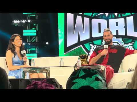 Seth Rollins WWE World Panel (WrestleMania 40)