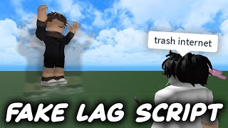 FE Fake Lag Script - ROBLOX EXPLOITING