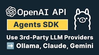 How To Use Ollama (Or Other LLM Providers) In OpenAI Agents SDK.