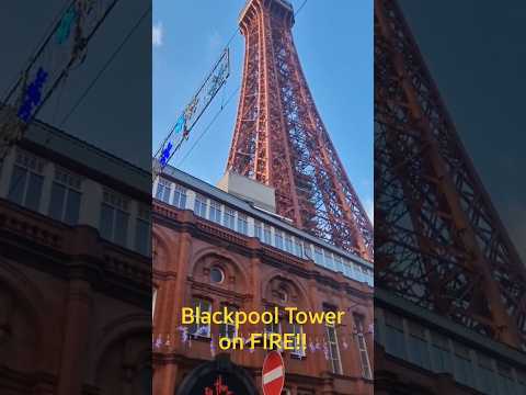 Sky News Reports Blackpool Tower on Fire (But it wasn't really!)