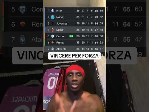 Video DOBBIAMO VINCERE PER FORZAAAA