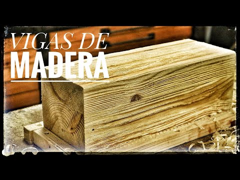 How to age wooden beams