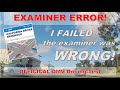 Examiner Error!  I failed because the examiner was WRONG!  Official DMV Driving Test