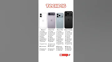 Iphone 17 Vs IPhone 17 Air Vs IPhone 17 Pro Vs IPhone 17 Pro Max Features And Specifications Iphone 