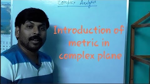 Introduction to a metric in the Complex Plane