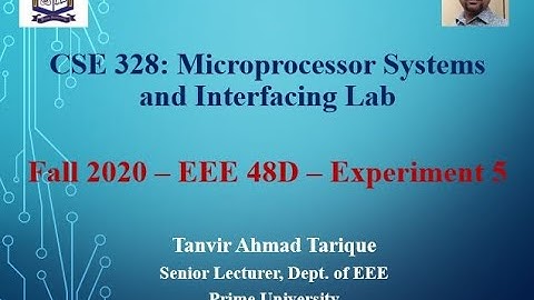 Fall 2020 - EEE 48 (Day) - Microprocessor Systems and Interfacing Lab - Experiment 5