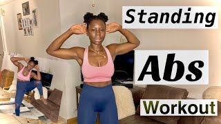 How To Do Standing Abs Workout For Belly Fat Burning At Home