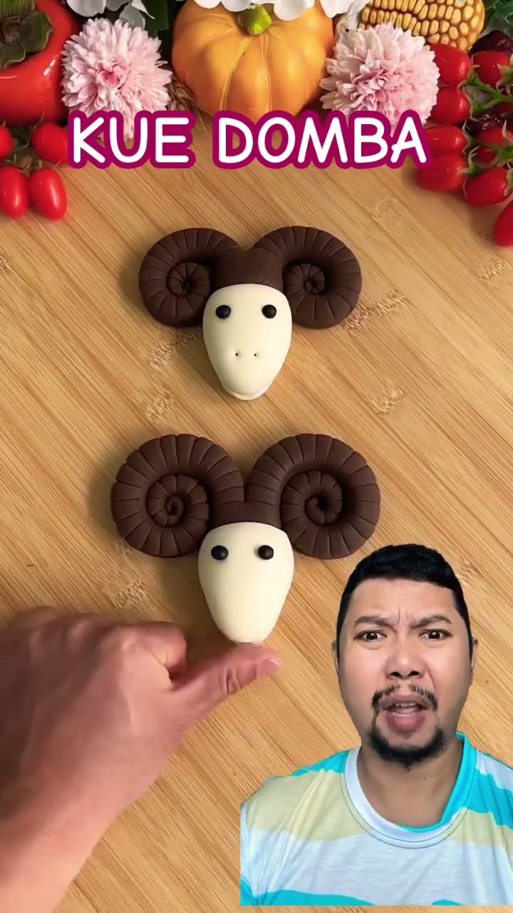 KUE DOMBA YG LUCU!!!?? #art #food #cute #diy #funny