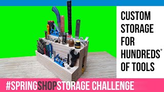 Benchtop Instant Access Tool Center (for #SpringShopStorage challenge)