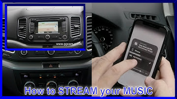 How to Stream Audio from a Mobile through the Bluetooth Audio System in a 2015 Volkswagen Sharan