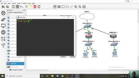Membuat Static Routing pada GNS3 Menambahkan 1 Vlan Static dan Menambah 1 Vlan DHCP