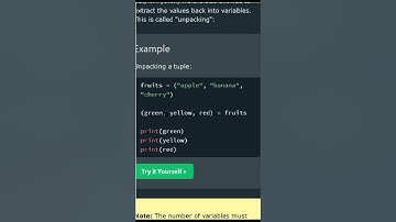 Unpack a Tuple in Python@arvindprogramming