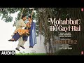 BORDER 2 Mohabbat Ho Gayi Hai Audio Anu Malik Javed A Mithoon Manoj M Sonu Nigam Palak M mp3