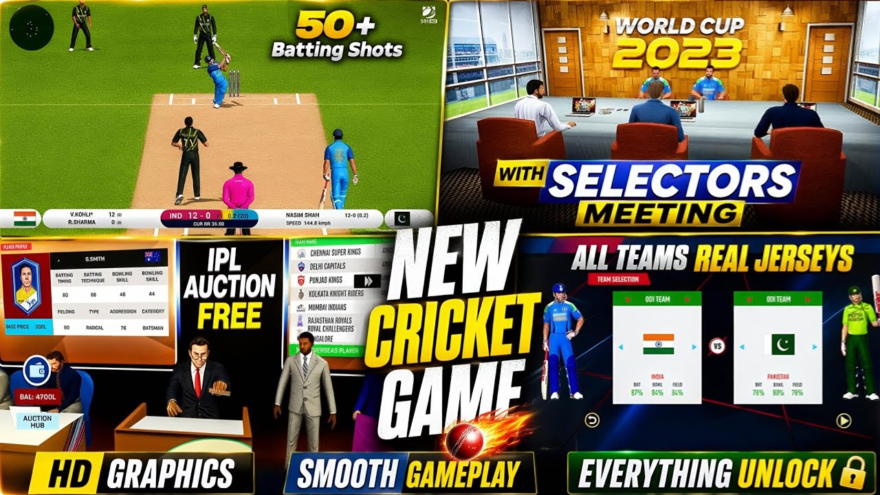 😱NEW CRICKET GAME RELEASE! | HIDDEN FEATURES🤯| Download Now🔥 😱NEW CRICKET GAME RELEASE! | HIDDEN FEATURES🤯| Download Now🔥