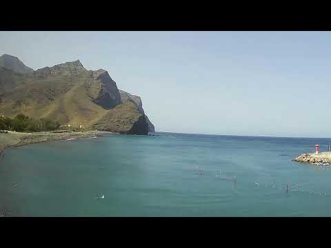 Playa La Aldea de San Nicolás – Live Beach Webcam — La Aldea de San Nicolás, Gran Canaria live camera thumbnail