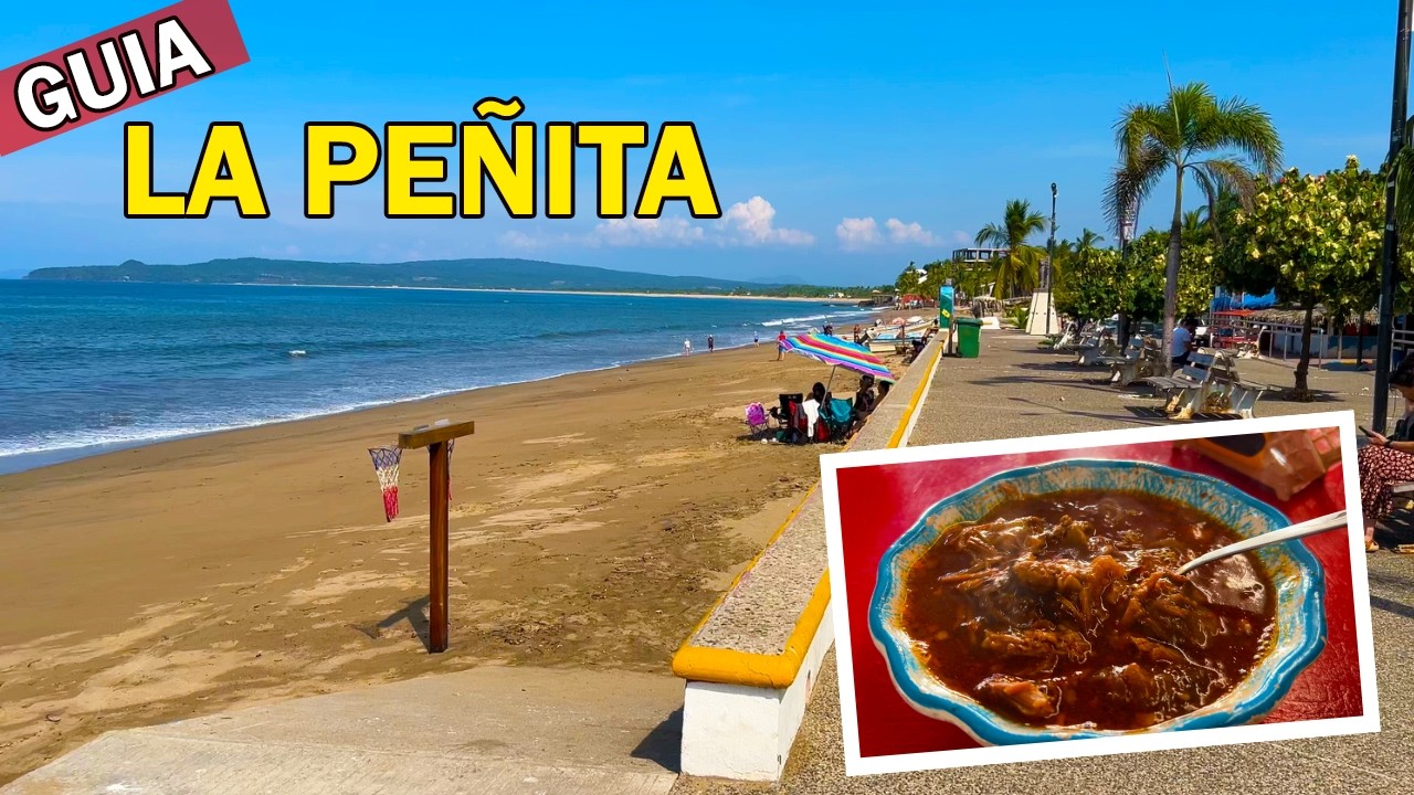 Qué hacer en La peñita de Jaltemba: Comida, mercado y malecón.
