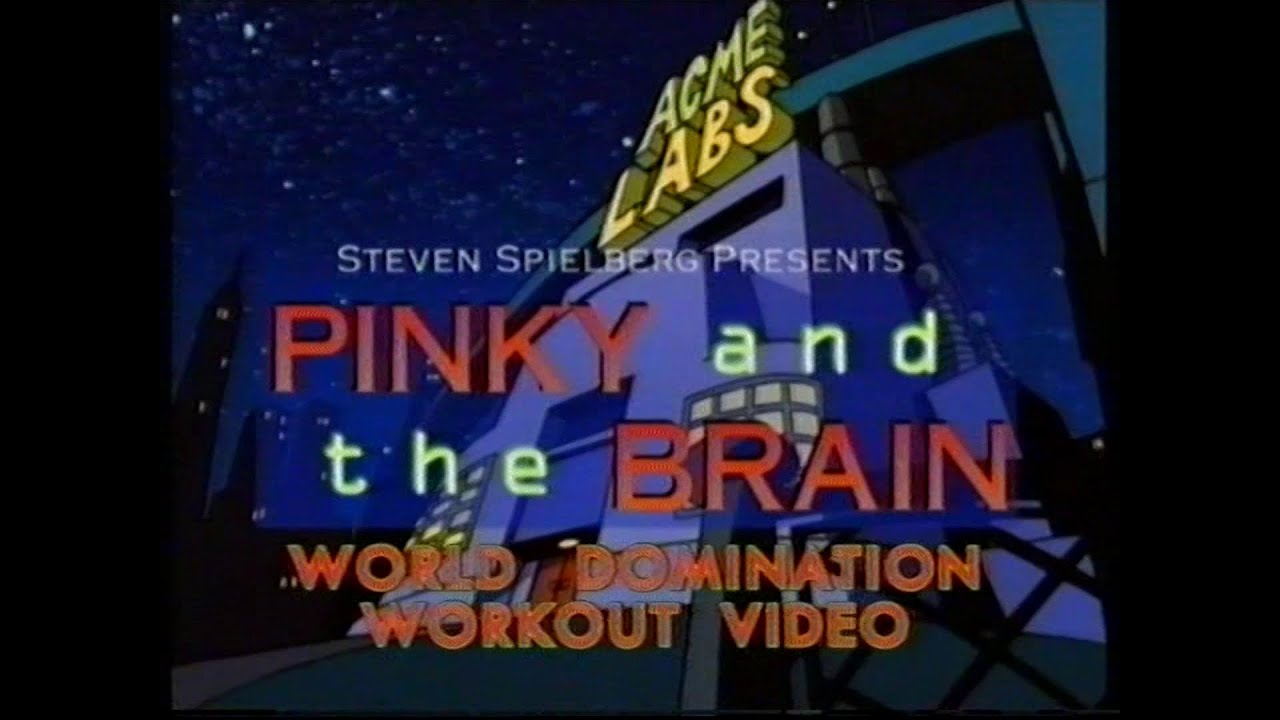 Pinky and the Brain - Opening to World Domination Workout Video UK VHS  Tape 