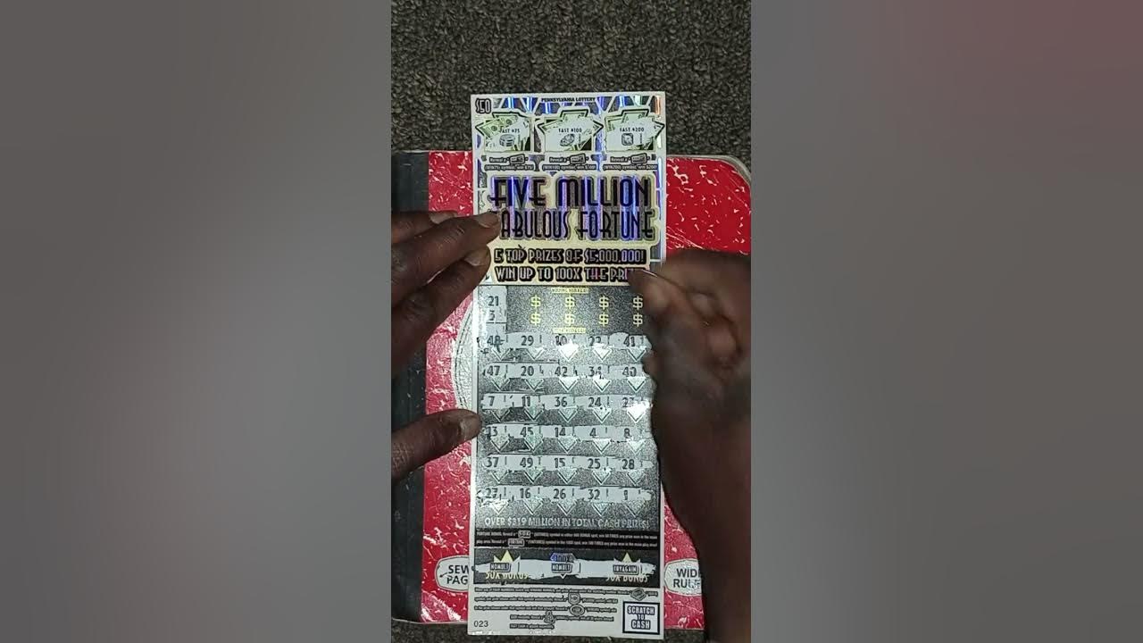 Palottery scratch tickets a seventy five dollar session youtube