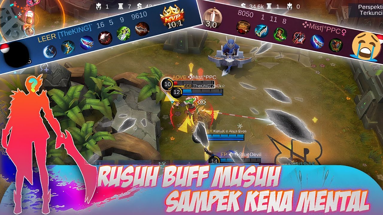 RUSUH BUFF MUSUH SAMPEK CORENYA KENA MENTAL!!! ASSASSIN SUPPORT  - MLBB