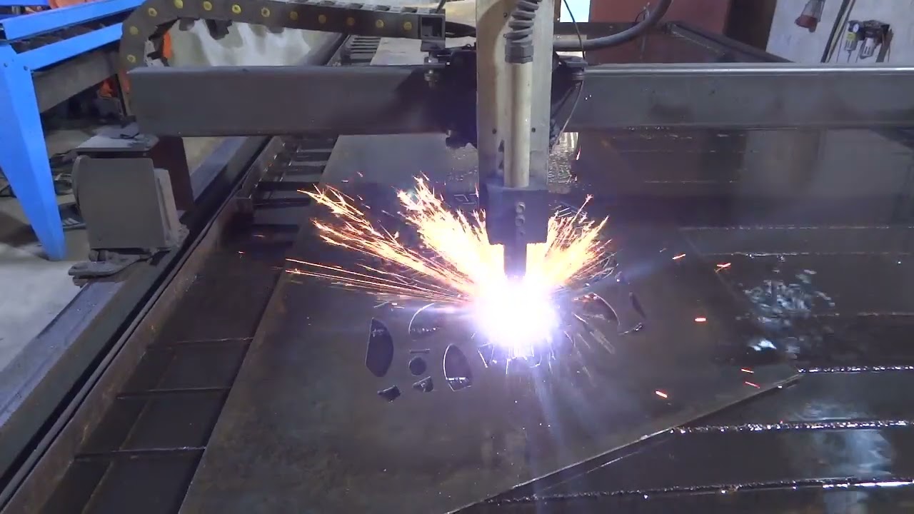 CNC plasma sheeting cutting part 1