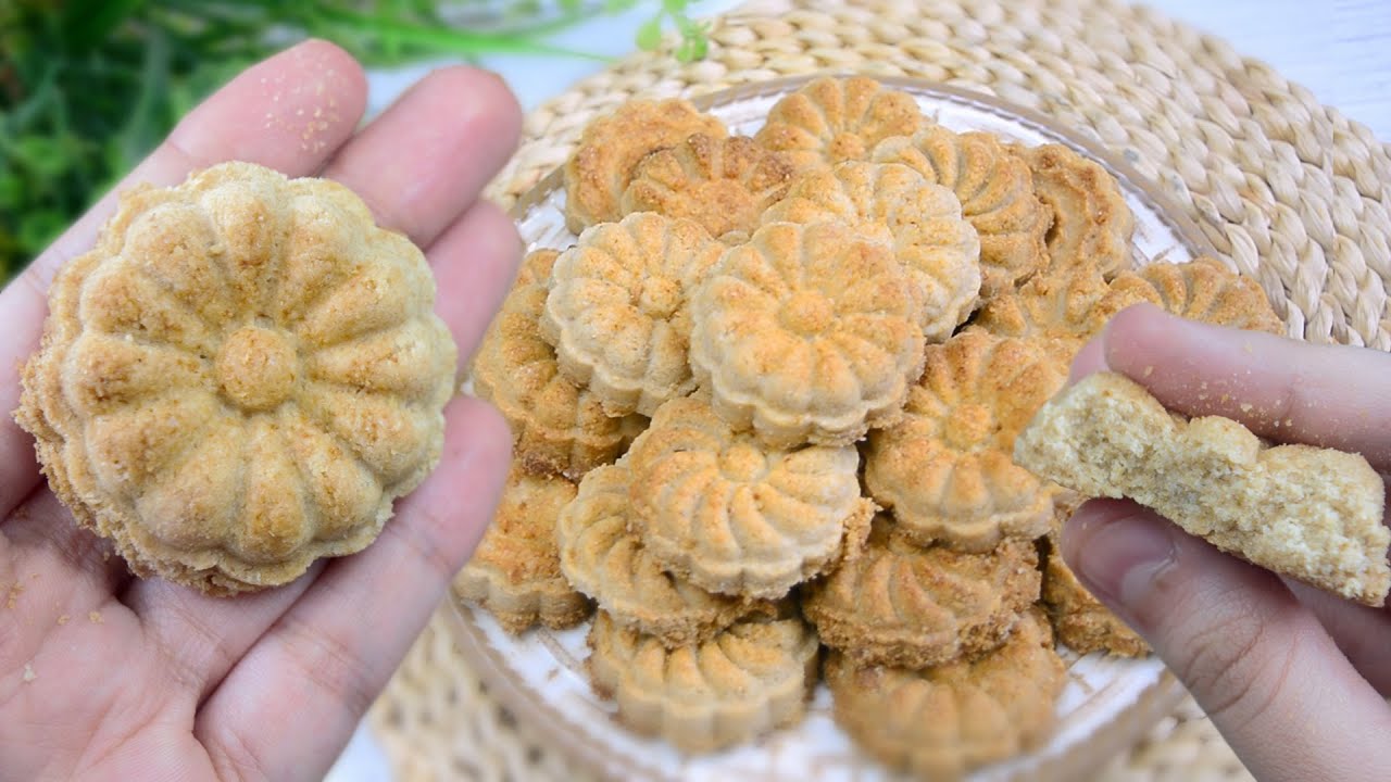 Хрустящее печенье из коричневой муки