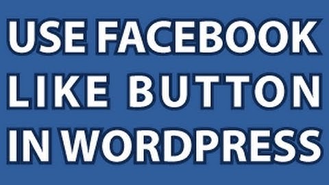 Like Button on Wordpress