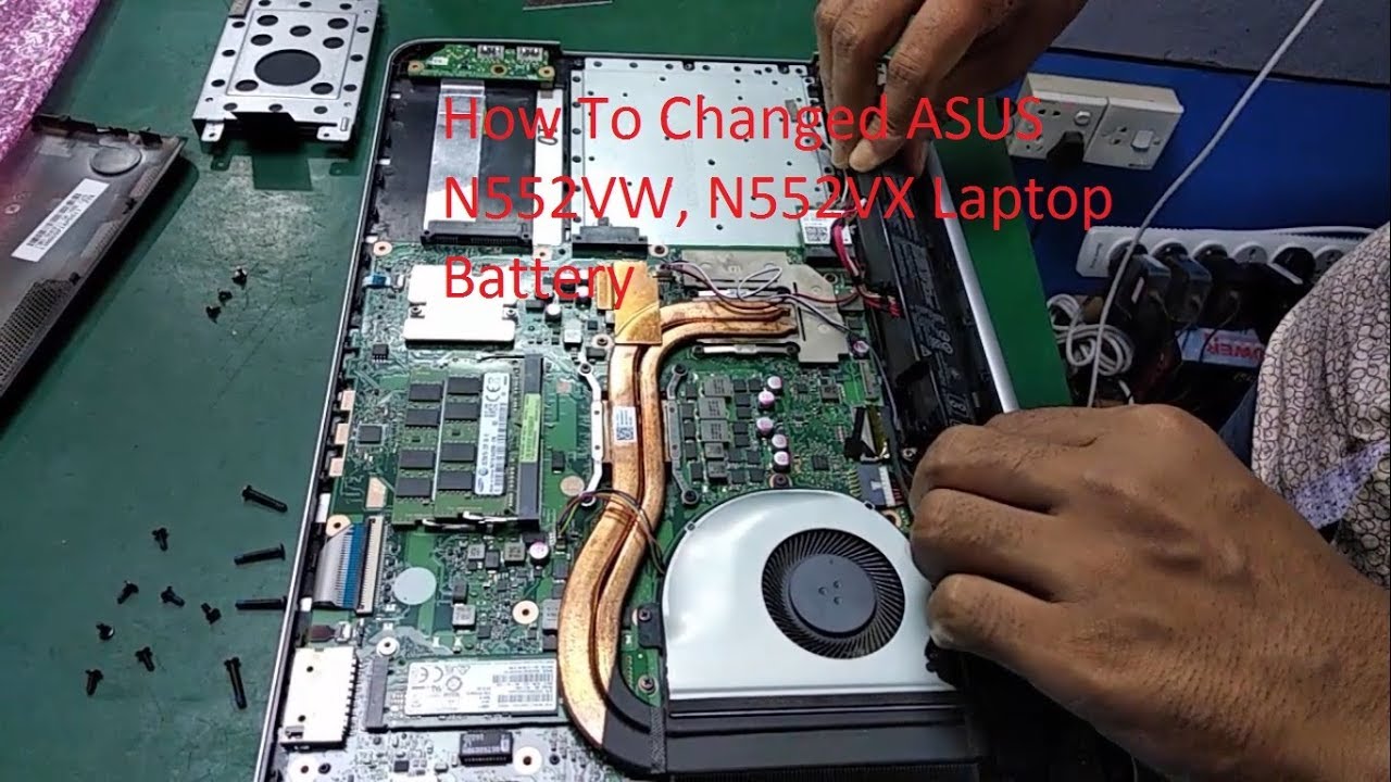 How To Changed Laptop Battery in ASUS N552VW, N552VX, X556VL