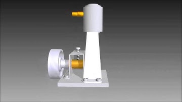 Steam engine animation Inventor 2013