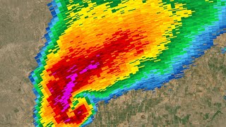 2024 Knox City, Texas Supercell Radar Loop
