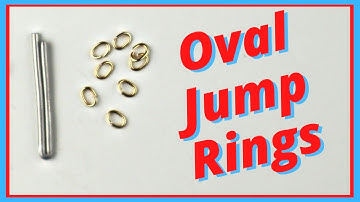 DIY Oval Shaped Jump Rings Jewelry Making Tutorial