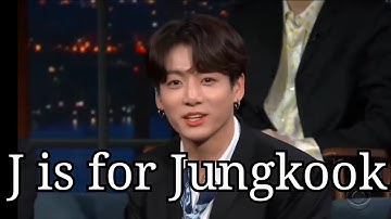 Learn Alphabet with BTS Jungkook