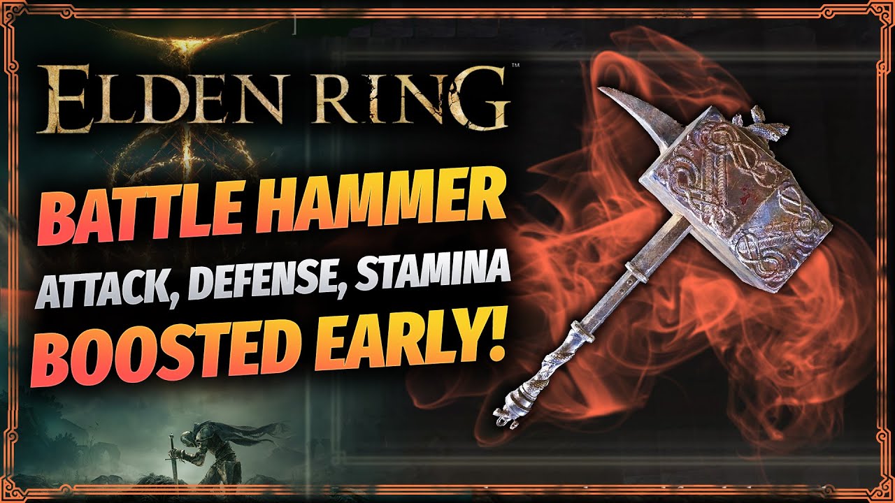 Elden Ring Get Battle Hammer Early With Braggart's Roar. Attack