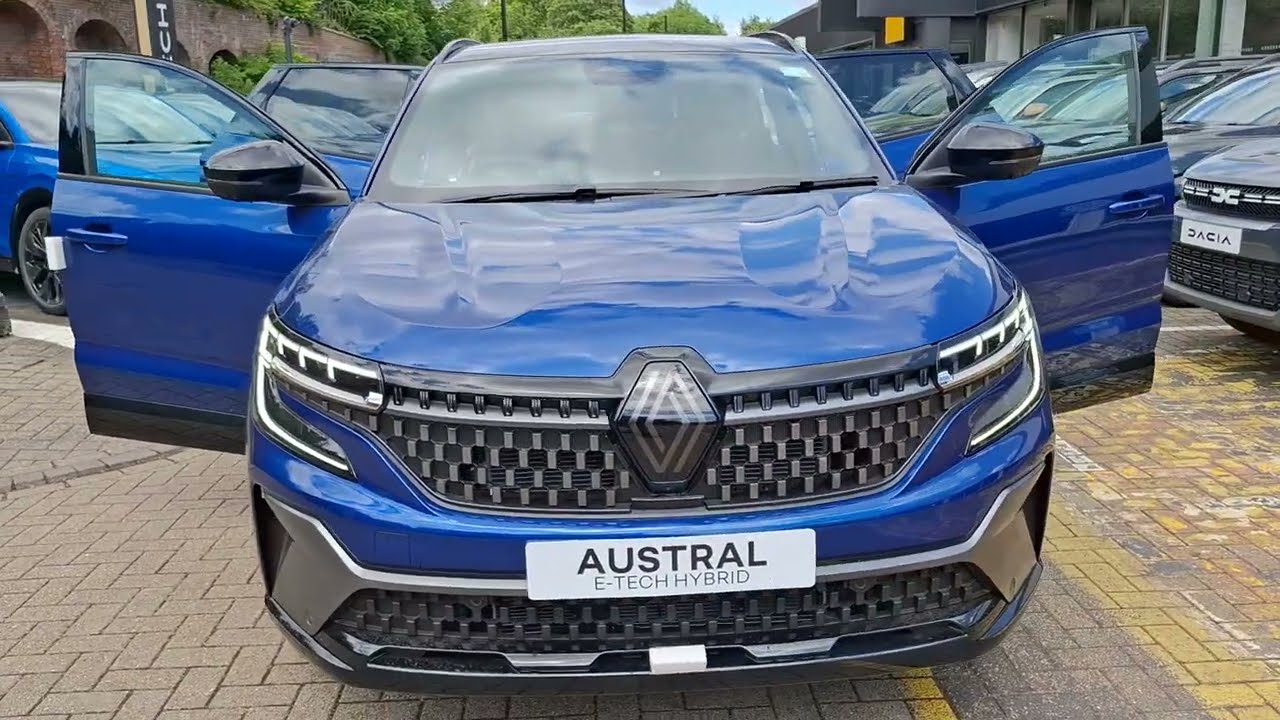 BRAND NEW RENAULT AUSTRAL FULL HYBRID ICONIC ESPRIT ALPINE IN IRON BLUE @ Renault Croydon