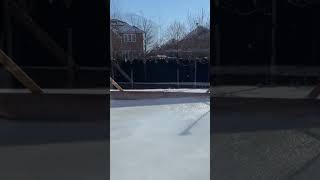 You CAN build a backyard rink without a plastic liner!